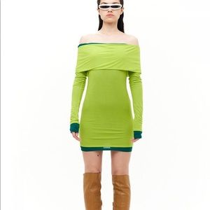 SIMON MILLER COSMO GREEN DRESS